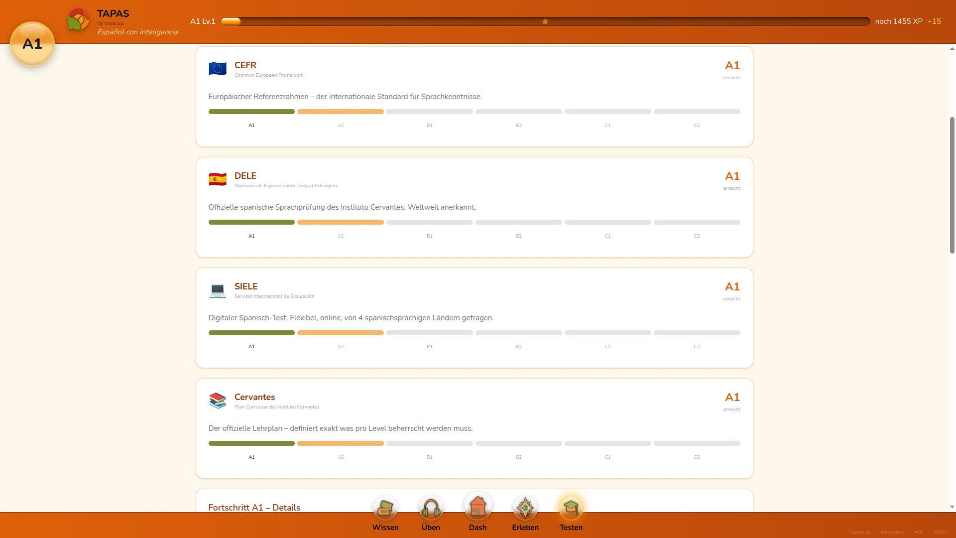 Sprachstandards – CEFR, DELE, SIELE