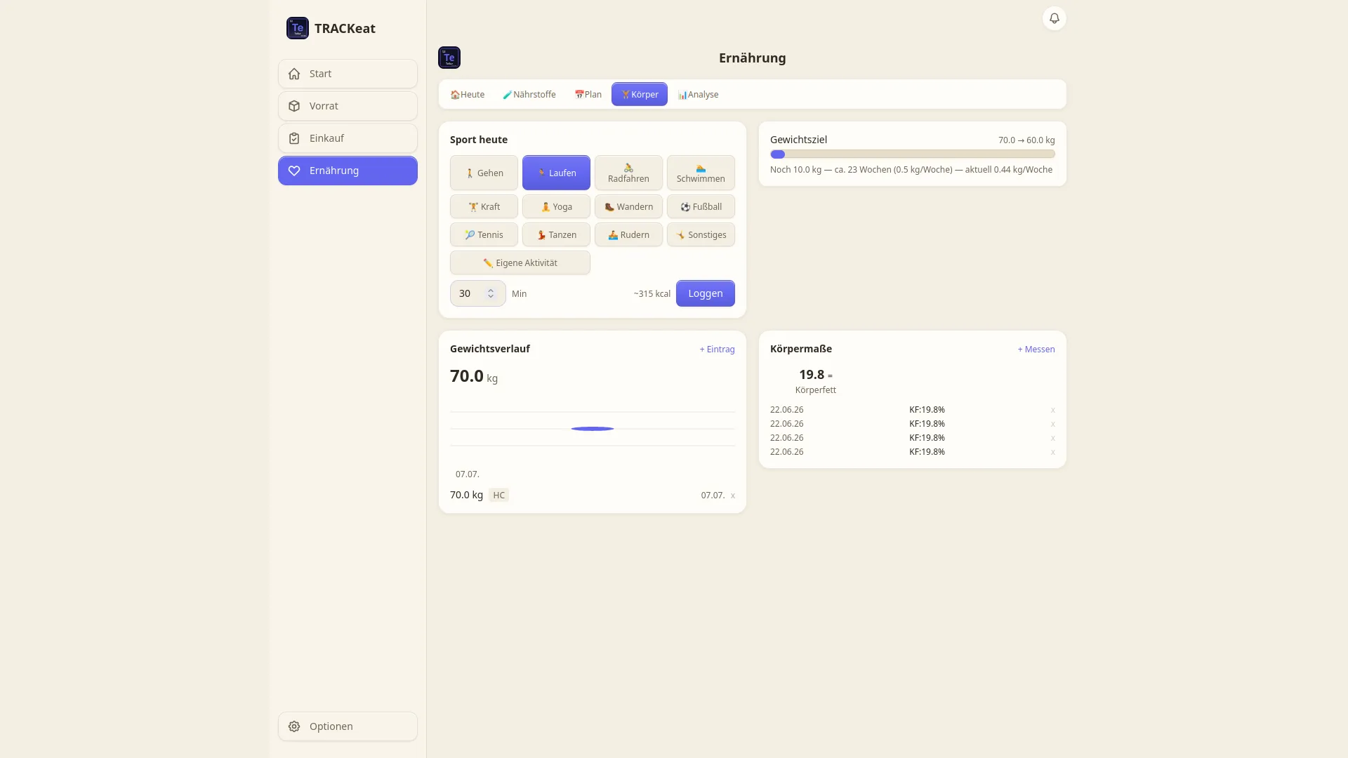 TRACKeat Screenshot 6